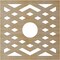 Ekena Millwork Chevron Wood Fretwork Pierced Ceiling Medallion, Birch, 18"OD x 4 5/8"ID x 1/4"T CMWP18X18X0250CHBI - alternate 5